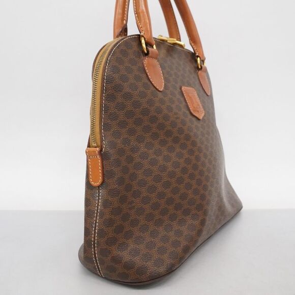 Celine Handbag Macadam PVC Brown Gold Hardware Women - Picture 2 of 10